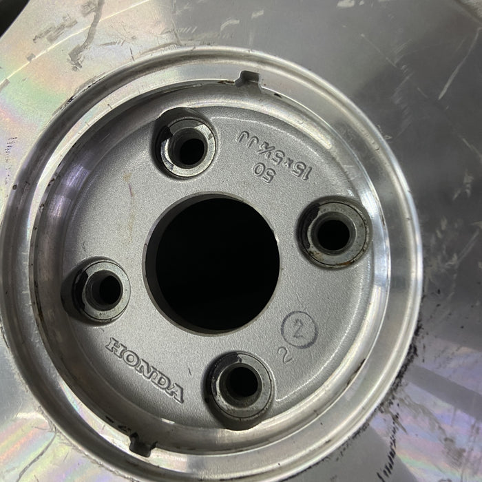 15" ACCORD 92 15x5.5 , 12 spoke Original OEM Wheel Rim - Back View