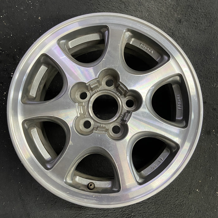 15" SOLARA 99-03 15x6, alloy Original OEM Wheel Rim - Angle View