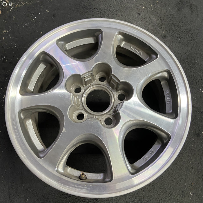 15" SOLARA 99-03 15x6, alloy Original OEM Wheel Rim - Side Profile