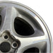 15" CELICA 94-99 15x7 alloy natural finish Original OEM Wheel Rim - Side Profile