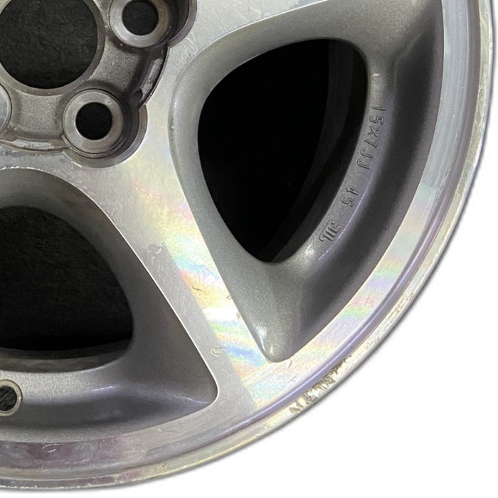 15" CELICA 94-99 15x7 alloy natural finish Original OEM Wheel Rim - Close-Up Detail