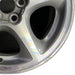 15" CELICA 94-99 15x7 alloy natural finish Original OEM Wheel Rim - Close-Up Detail