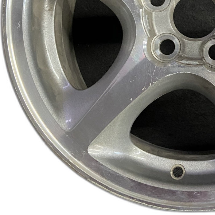 15" CELICA 94-99 15x7 alloy natural finish Original OEM Wheel Rim - Back View