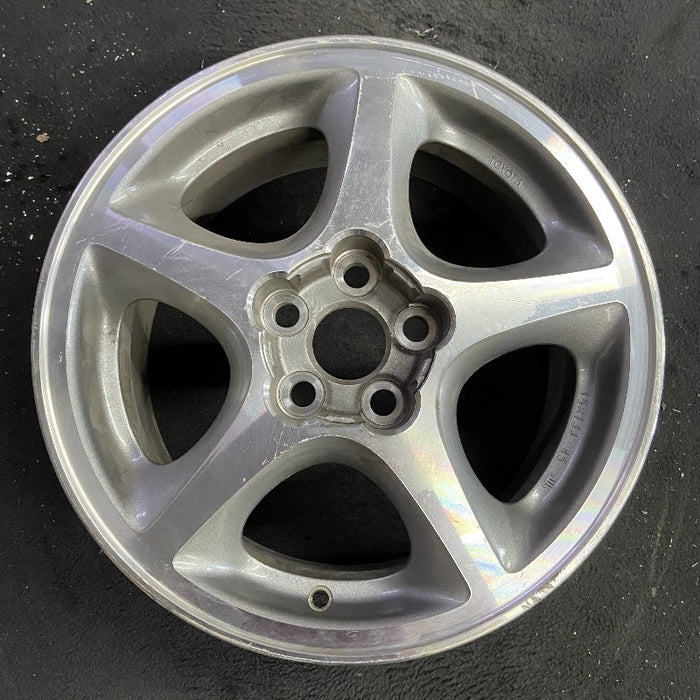 15" CELICA 94-99 15x7 alloy natural finish Original OEM Wheel Rim - Additional View