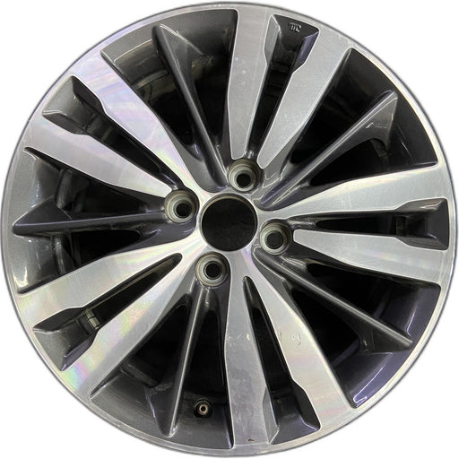 16" FIT 15-17 16x6 , 15 spoke Original OEM Wheel Rim - Front View
