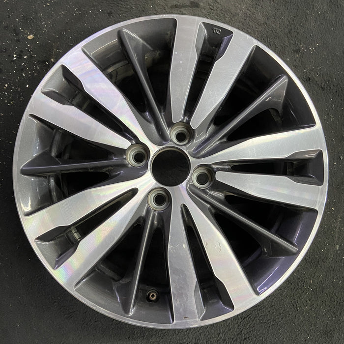 16" FIT 15-17 16x6 , 15 spoke Original OEM Wheel Rim - Angle View