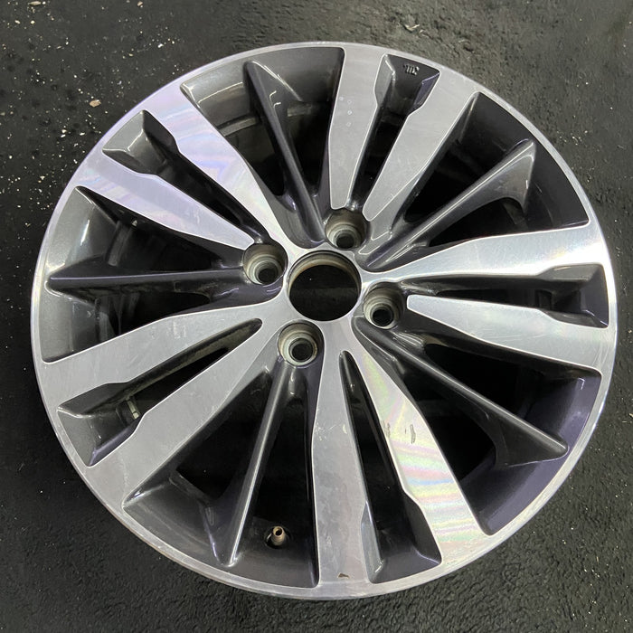 16" FIT 15-17 16x6 , 15 spoke Original OEM Wheel Rim - Side Profile
