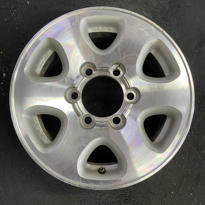 15" T100 93-98 15x6, 4x2, alloy Original OEM Wheel Rim - Angle View