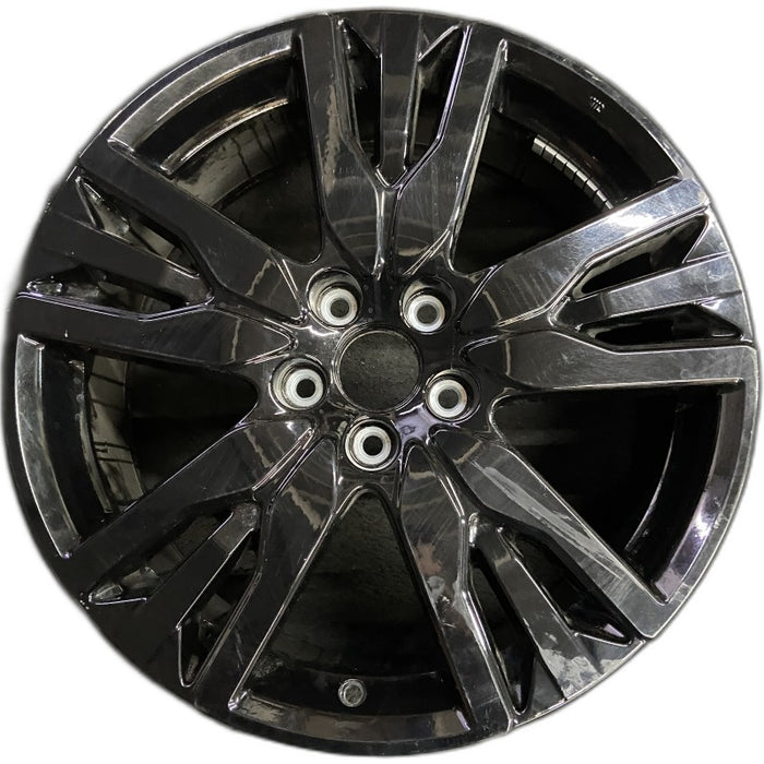 20" PASSPORT 19-20 20x8 alloy 15 spoke black Original OEM Wheel Rim - Front View