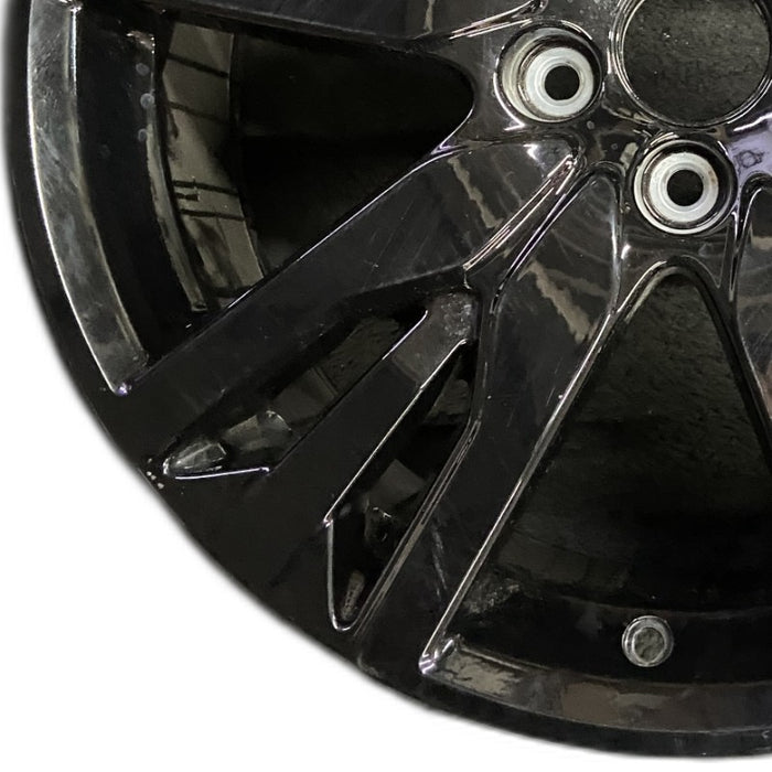 20" PASSPORT 19-20 20x8 alloy 15 spoke black Original OEM Wheel Rim - Back View