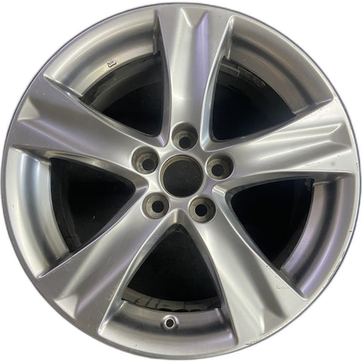 18" LEXUS IS250 11 18x8.5 , 5 spoke, grooved Original OEM Wheel Rim - Front View