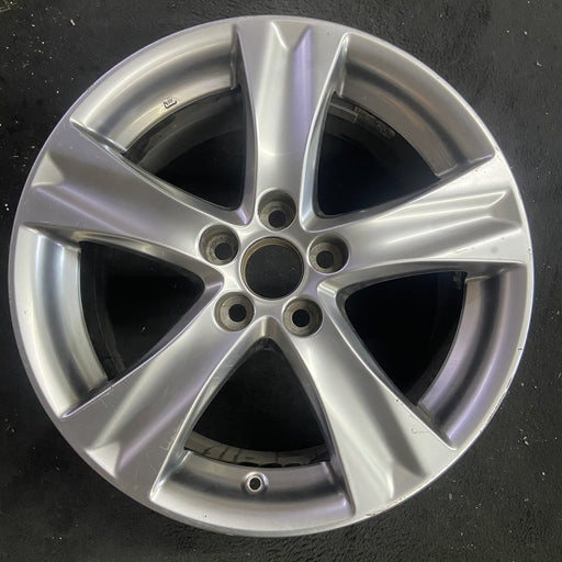 18" LEXUS IS250 11 18x8.5 , 5 spoke, grooved Original OEM Wheel Rim - Angle View