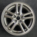16" IMPREZA 04-05 16x6.5 , 10 spoke, peaked spoke Original OEM Wheel Rim - Angle View