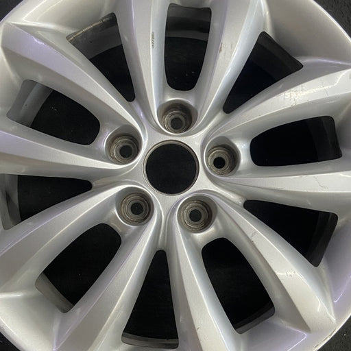 17" AZERA 06 17x7 alloy 10 spoke Original OEM Wheel Rim - Angle View