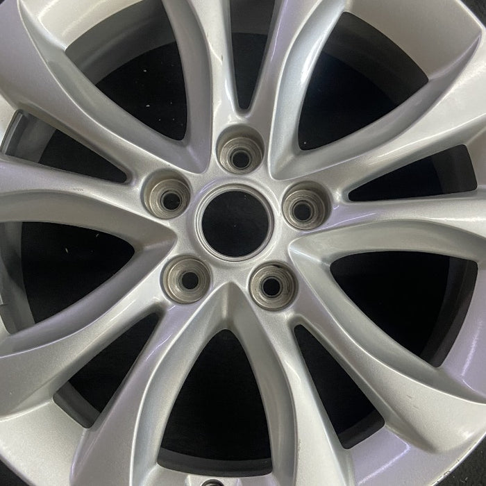 17" GENESIS 12-14 Sdn 17x7 5 double spoke Original OEM Wheel Rim - Angle View