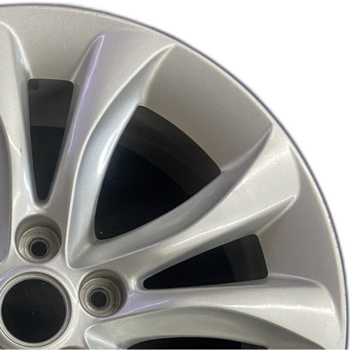 17" GENESIS 12-14 Sdn 17x7 5 double spoke Original OEM Wheel Rim - Side Profile
