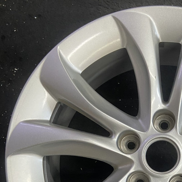 17" GENESIS 12-14 Sdn 17x7 5 double spoke Original OEM Wheel Rim - Side Profile