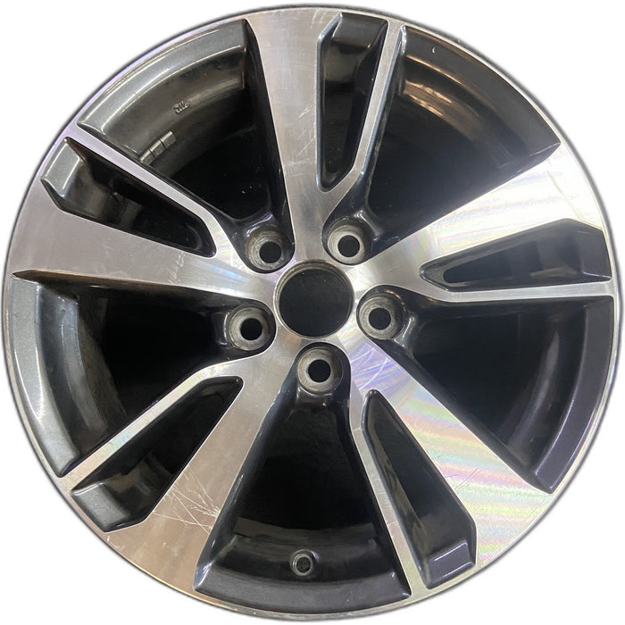17" RAV4 16-18 17x7 , , 5 split spoke Original OEM Wheel Rim - Front View