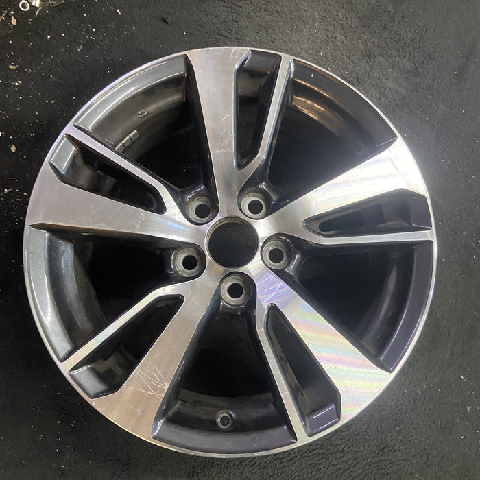 17" RAV4 16-18 17x7 , , 5 split spoke Original OEM Wheel Rim - Angle View
