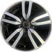 20" LR4 10-16 alloy 20x8.5 5 split spoke silver black inlay Original OEM Wheel - Front View