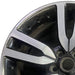 20" LR4 10-16 alloy 20x8.5 5 split spoke silver black inlay Original OEM Wheel - Angle View
