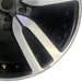 20" LR4 10-16 alloy 20x8.5 5 split spoke silver black inlay Original OEM Wheel - Close-Up Detail