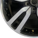 20" LR4 10-16 alloy 20x8.5 5 split spoke silver black inlay Original OEM Wheel - Back View