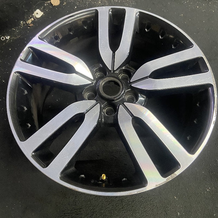 20" LR4 10-16 alloy 20x8.5 5 split spoke silver black inlay Original OEM Wheel - View 7