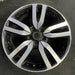 20" LR4 10-16 alloy 20x8.5 5 split spoke silver black inlay Original OEM Wheel - Front View
