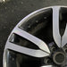 20" LR4 10-16 alloy 20x8.5 5 split spoke silver black inlay Original OEM Wheel - Side Profile
