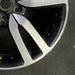 20" LR4 10-16 alloy 20x8.5 5 split spoke silver black inlay Original OEM Wheel - Back View
