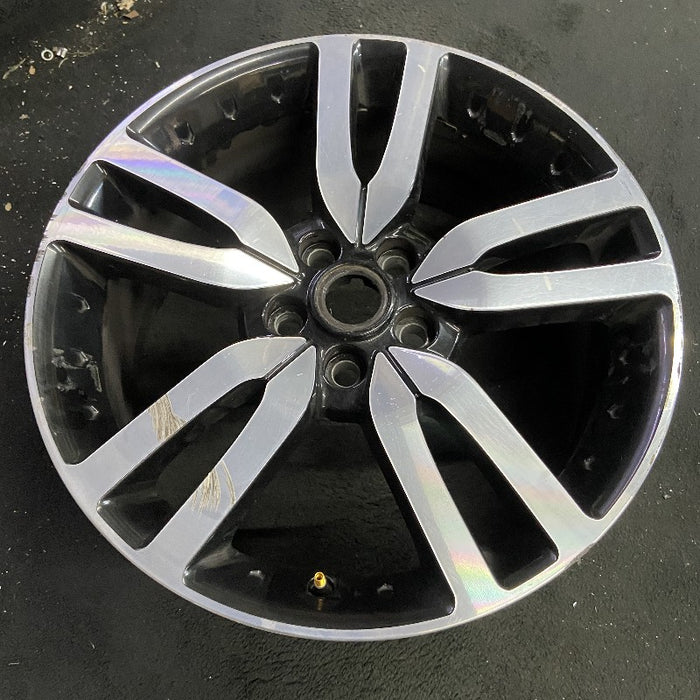 20" LR4 10-16 alloy 20x8.5 5 split spoke silver black inlay Original OEM Wheel - View 7