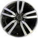20" LR4 10-16 alloy 20x8.5 5 split spoke silver black inlay Original OEM Wheel - Front View