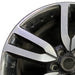 20" LR4 10-16 alloy 20x8.5 5 split spoke silver black inlay Original OEM Wheel - Angle View