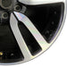 20" LR4 10-16 alloy 20x8.5 5 split spoke silver black inlay Original OEM Wheel - Close-Up Detail