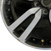 20" LR4 10-16 alloy 20x8.5 5 split spoke silver black inlay Original OEM Wheel - Back View