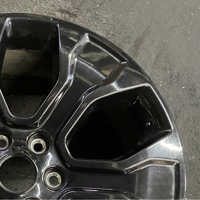 20" FORD F150 PICKUP 21-23 20x8.5 6 spoke black Original OEM Wheel Rim - Close-Up Detail