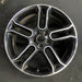 20" EDGE 13 20x8 , , black with machined edges Original OEM Wheel Rim - Angle View