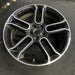 20" EDGE 13 20x8 , , black with machined edges Original OEM Wheel Rim - Side Profile