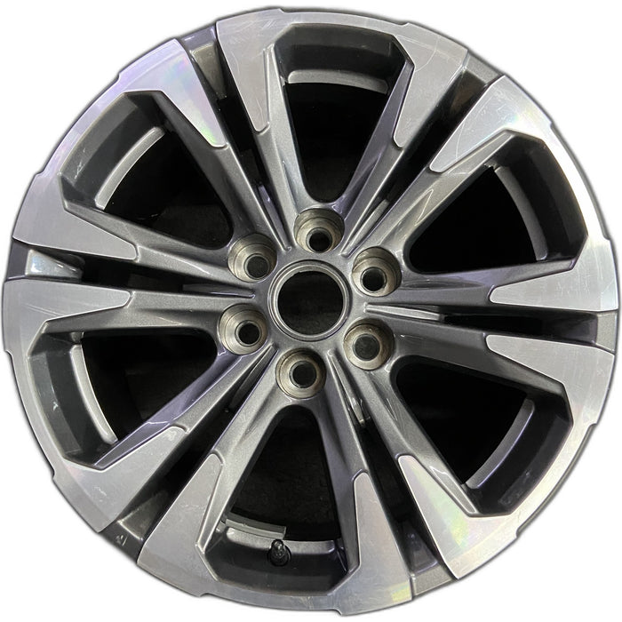 17" COLORADO 21 17x8, aluminum, 6 spoke, split spoke, machined Original OEM - Front View