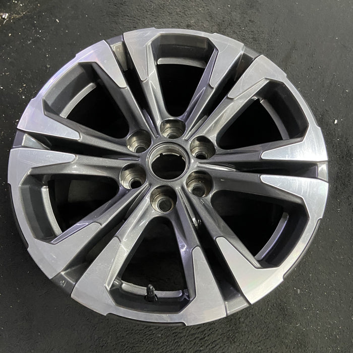 17" COLORADO 21 17x8, aluminum, 6 spoke, split spoke, machined Original OEM - Side Profile