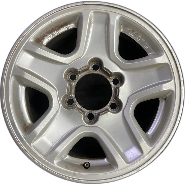 16" 4 RUNNER 99-02 16x7, alloy, 5 spoke Original OEM Wheel Rim - Front View