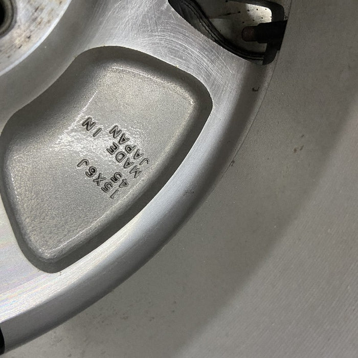 15" CIVIC 06-07 15x6 alloy 5 spoke w/o vented spoke; MX Hybrid Original OEM Wheel Rim