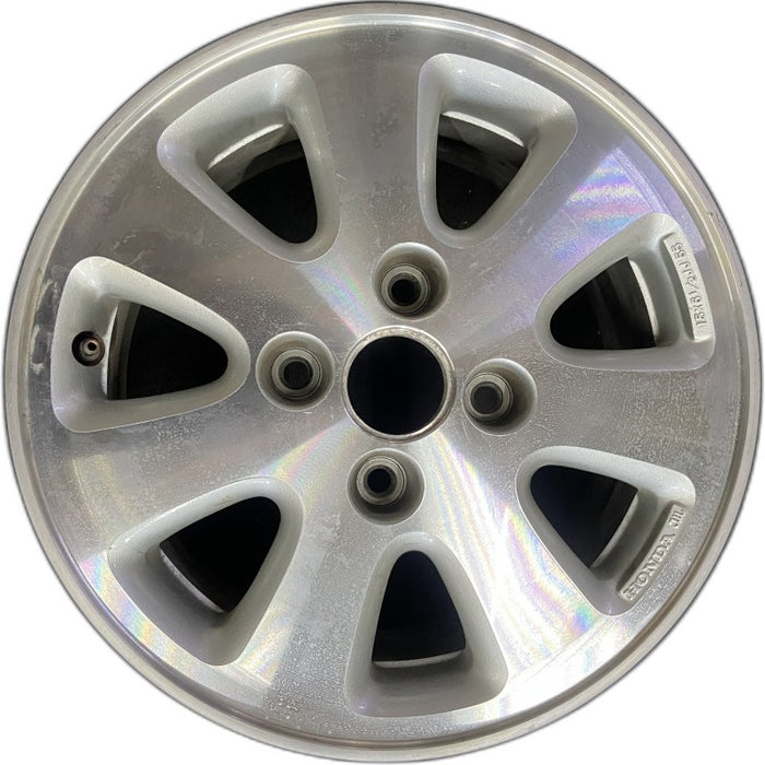 15" PRELUDE 92 15x6.5 alloy bright polished Original OEM Wheel Rim - Front View