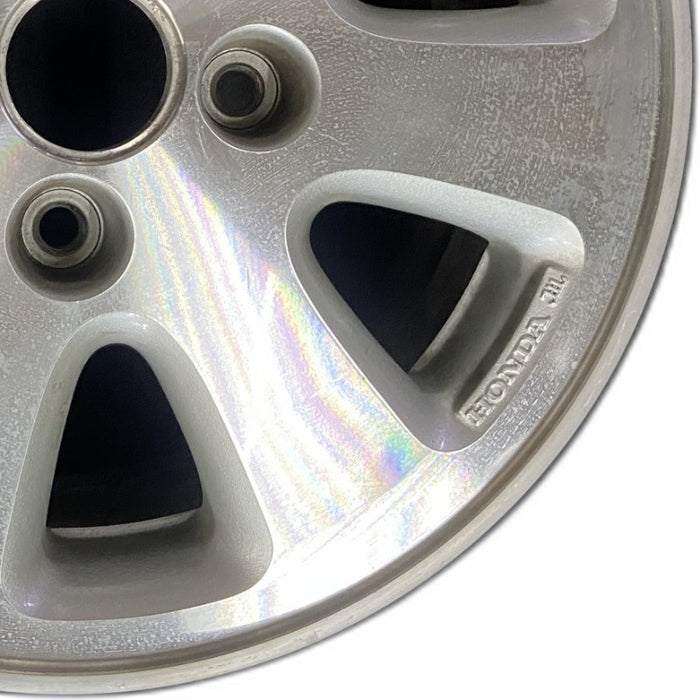 15" PRELUDE 92 15x6.5 alloy bright polished Original OEM Wheel Rim - Close-Up Detail