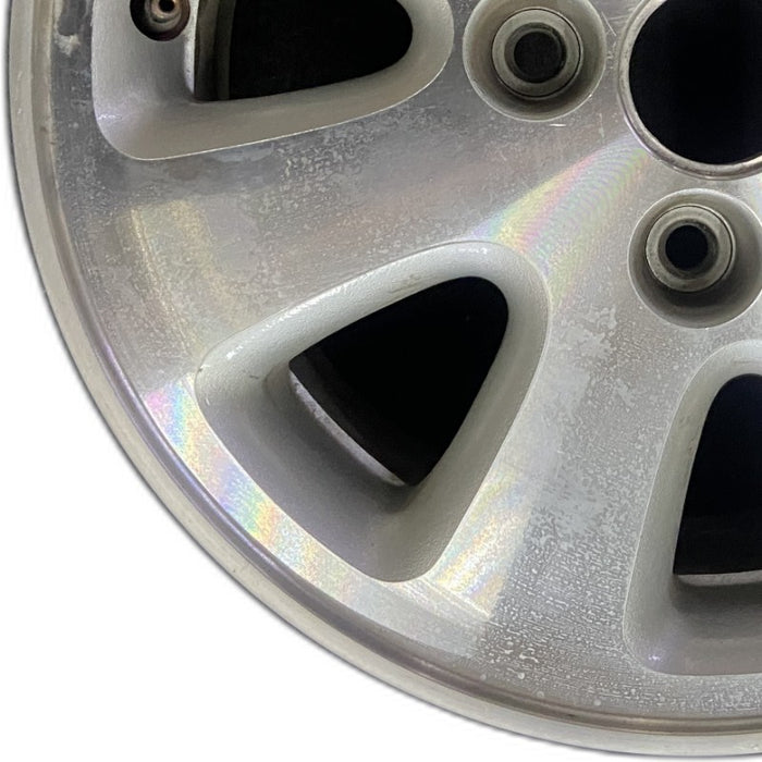 15" PRELUDE 92 15x6.5 alloy bright polished Original OEM Wheel Rim - Back View