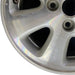 15" PRELUDE 92 15x6.5 alloy bright polished Original OEM Wheel Rim - Back View