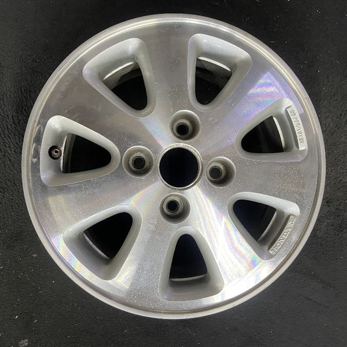 15" PRELUDE 92 15x6.5 alloy bright polished Original OEM Wheel Rim - Additional View