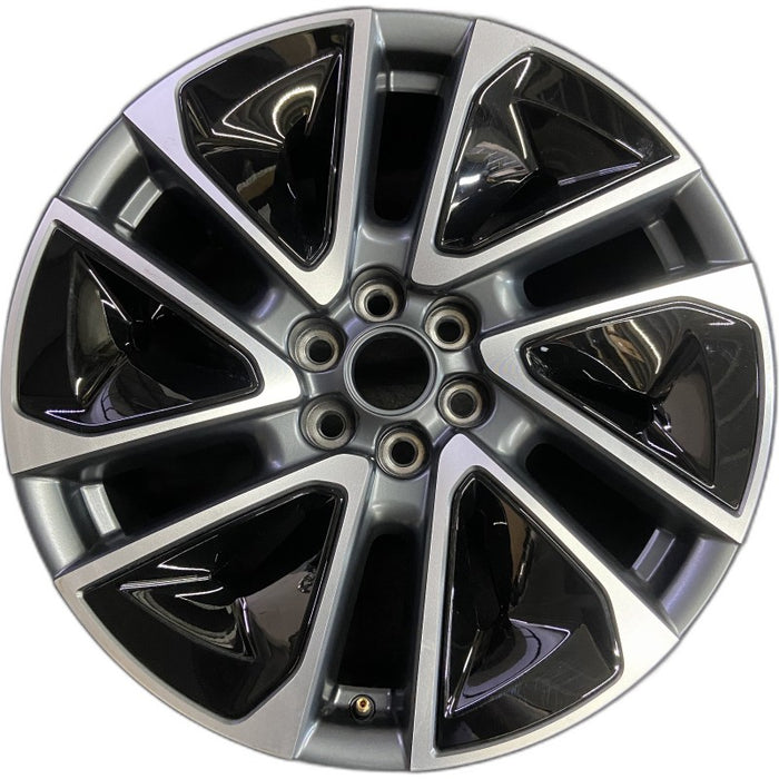 20" OPTIQ 25 20x8.5 machined opt Q7G Original OEM Wheel Rim - Front View