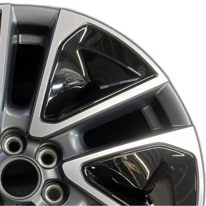 20" OPTIQ 25 20x8.5 machined opt Q7G Original OEM Wheel Rim - Side Profile